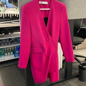 Zara pink blazer